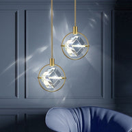Crystal Cube LED Rotatable Pendant Chandelier-MinimalisticDecor.com