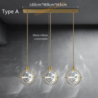 Crystal Cube LED Rotatable Pendant Chandelier-MinimalisticDecor.com