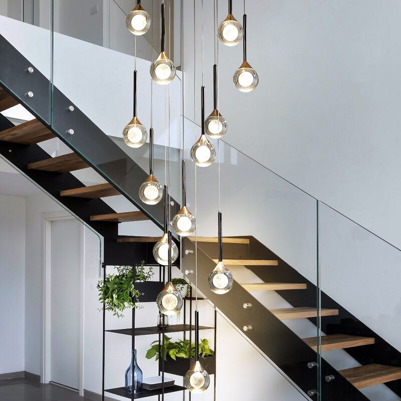 Crystal Drops Chandelier-MinimalisticDecor.com