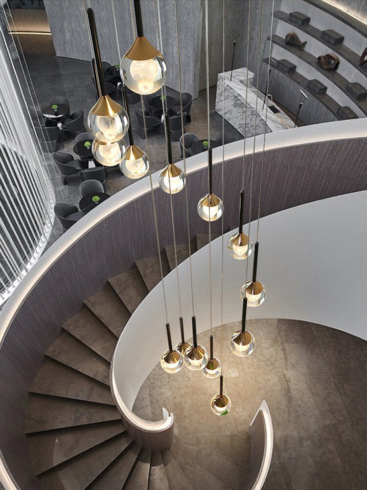 Crystal Drops Chandelier-MinimalisticDecor.com