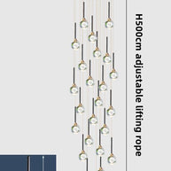 Crystal Drops Chandelier-MinimalisticDecor.com