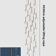 Crystal Drops Chandelier-MinimalisticDecor.com