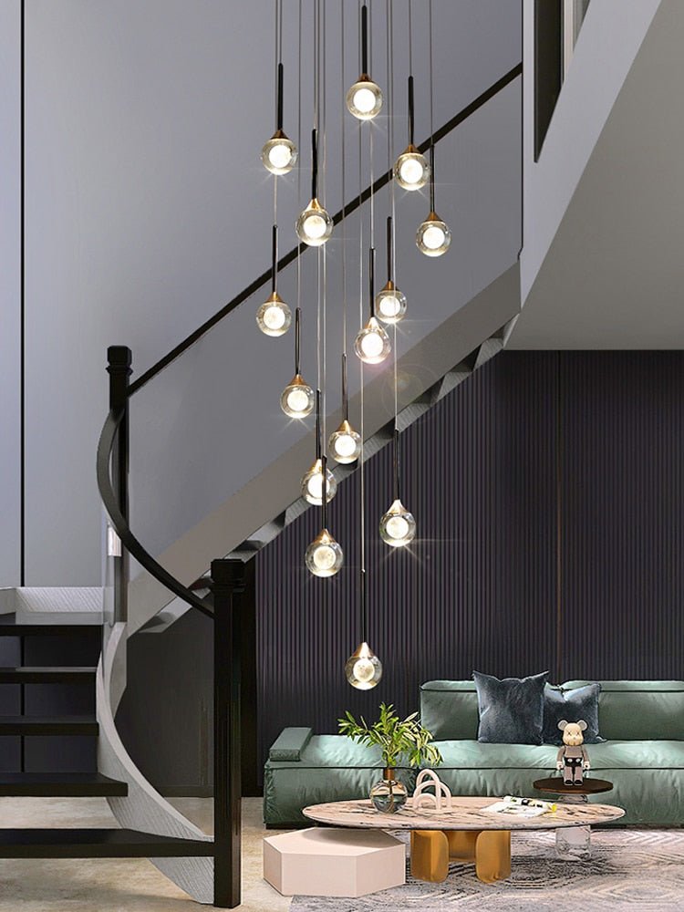 Crystal Drops Chandelier-MinimalisticDecor.com