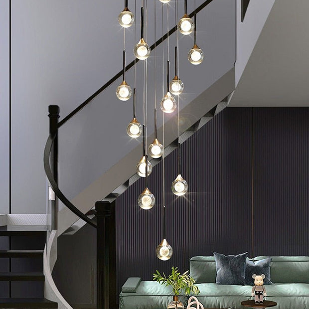 Crystal Drops Chandelier-MinimalisticDecor.com