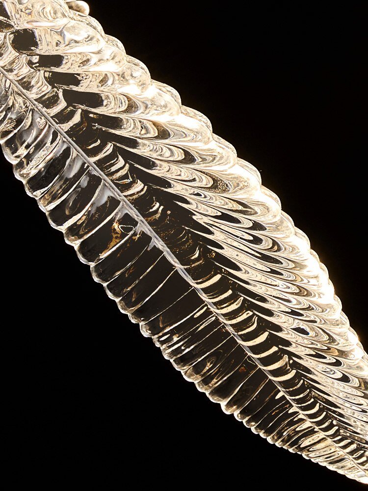 Crystal Feather Chandelier - Exquisite Lighting Décor-MinimalisticDecor.com