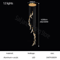 Crystal Feather Chandelier - Exquisite Lighting Décor-MinimalisticDecor.com