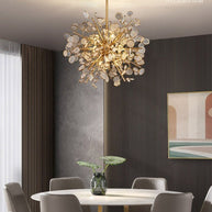 Crystal Glass Chandelier – Illuminate with Elegance-MinimalisticDecor.com