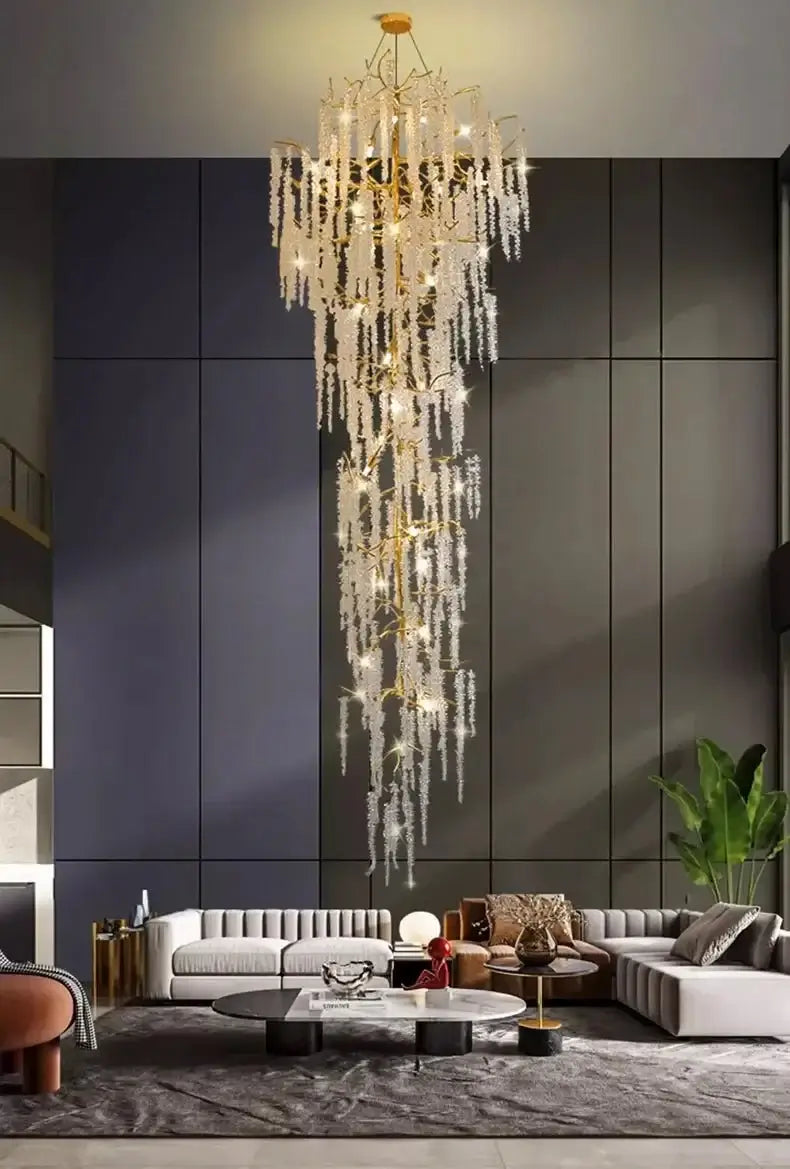 Crystal Grapes Vale Chandelier Lighting-MinimalisticDecor.com