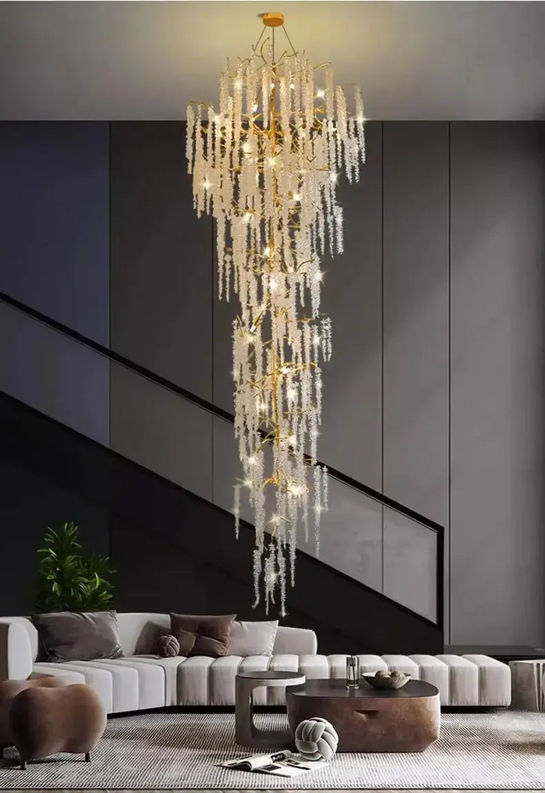 Crystal Grapes Vale Chandelier Lighting-MinimalisticDecor.com