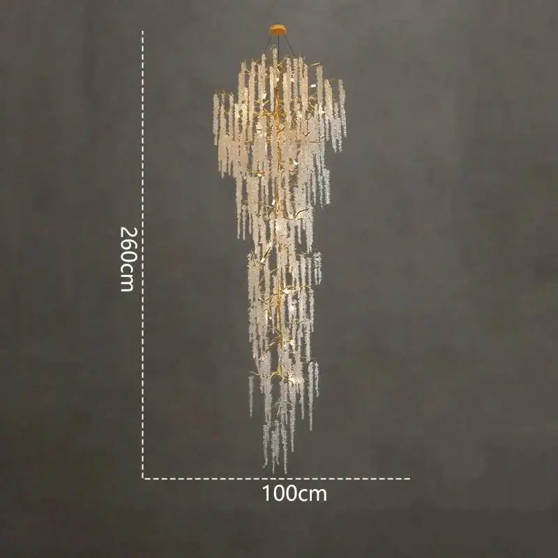 Crystal Grapes Vale Chandelier Lighting-MinimalisticDecor.com