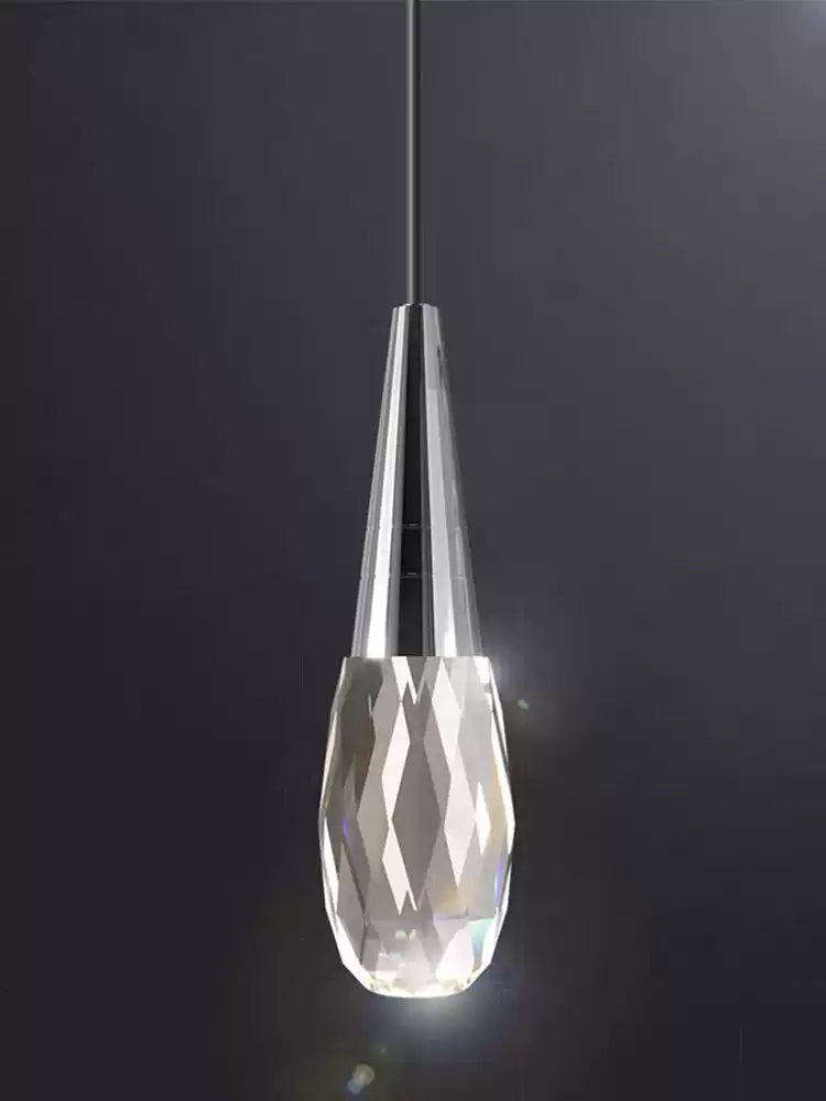 Crystal K9 Drops Staircase Chandelier – Luxury Pendant Light-MinimalisticDecor.com