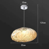 Crystal Lava Pebbles Chandelier - Elegant Lighting-MinimalisticDecor.com