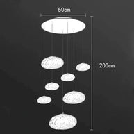 Crystal Lava Pebbles Chandelier - Elegant Lighting-MinimalisticDecor.com