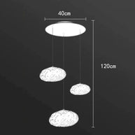 Crystal Lava Pebbles Chandelier - Elegant Lighting-MinimalisticDecor.com