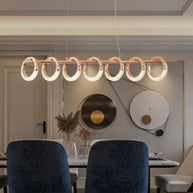 Crystal Loops Hanging Light – Illuminate in Style!-MinimalisticDecor.com