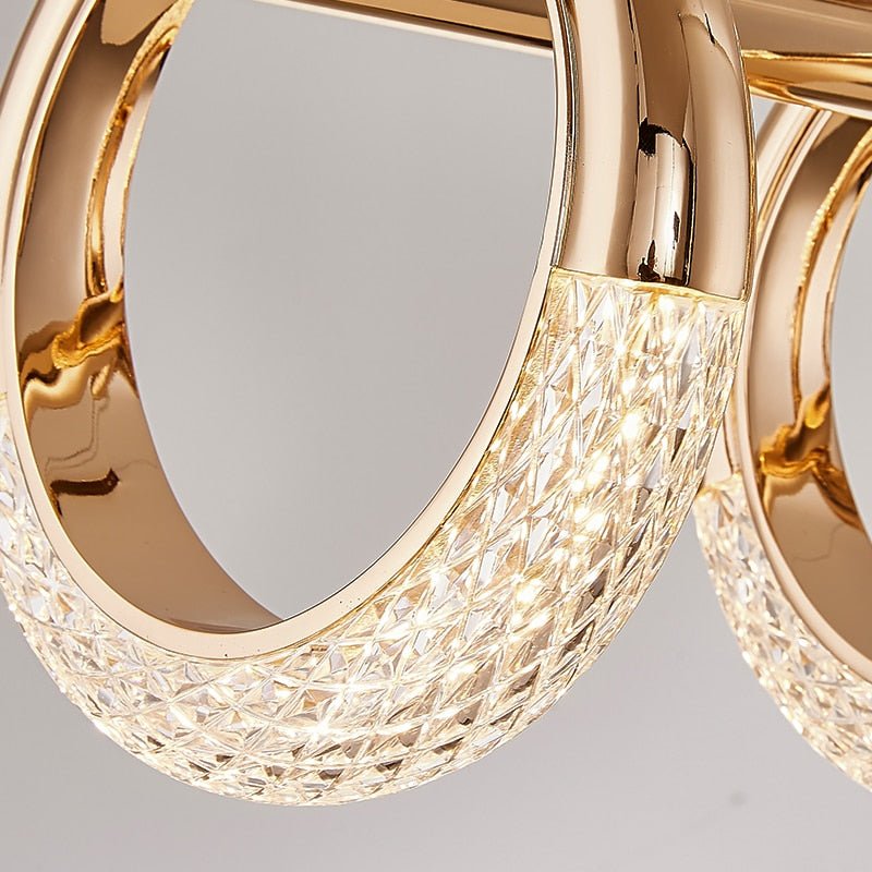 Crystal Loops Hanging Light – Illuminate in Style!-MinimalisticDecor.com