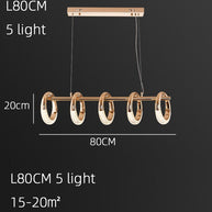 Crystal Loops Hanging Light – Illuminate in Style!-MinimalisticDecor.com