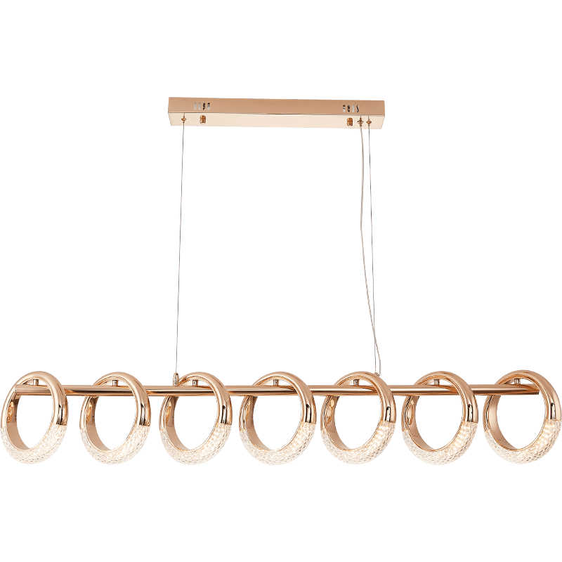 Crystal Loops Hanging Light – Illuminate in Style!-MinimalisticDecor.com