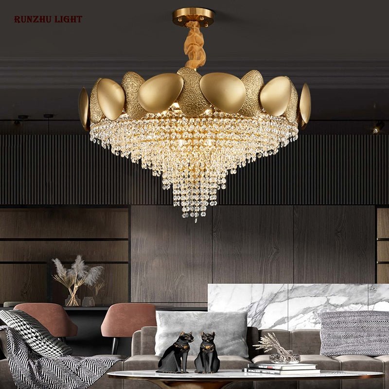 Crystal Pendant Lamp Chandelier: Illuminate with Elegance-MinimalisticDecor.com