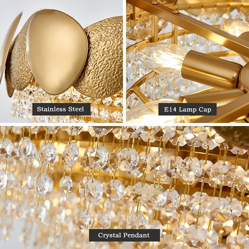 Crystal Pendant Lamp Chandelier: Illuminate with Elegance-MinimalisticDecor.com