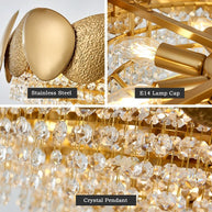 Crystal Pendant Lamp Chandelier: Illuminate with Elegance-MinimalisticDecor.com
