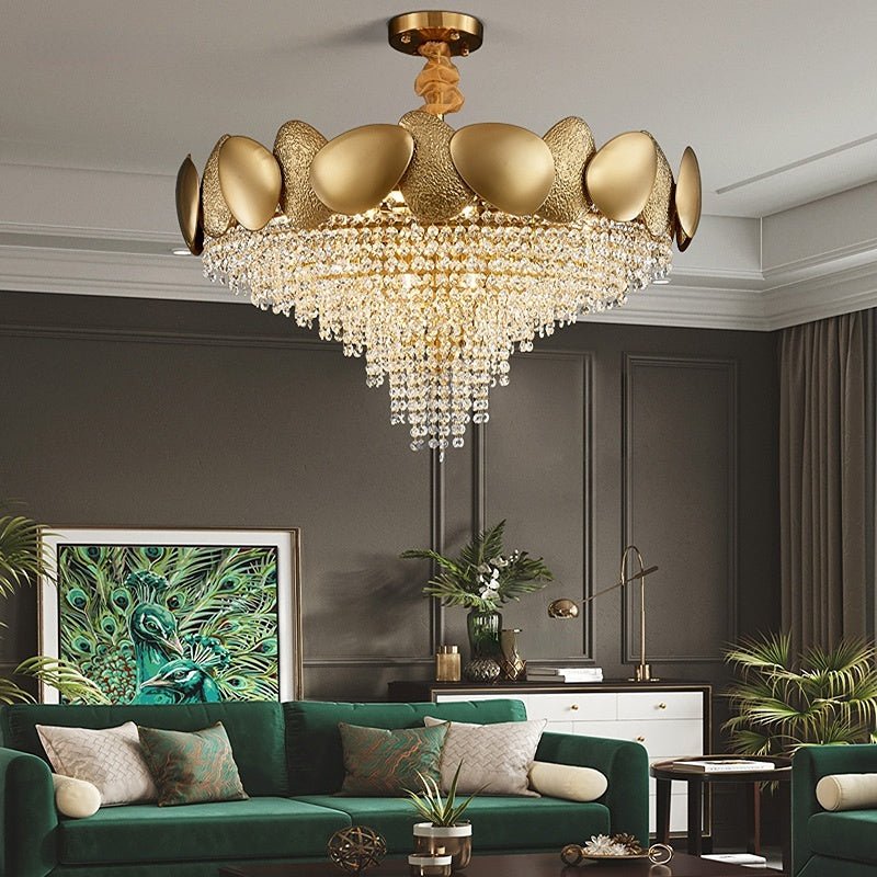 Crystal Pendant Lamp Chandelier: Illuminate with Elegance-MinimalisticDecor.com
