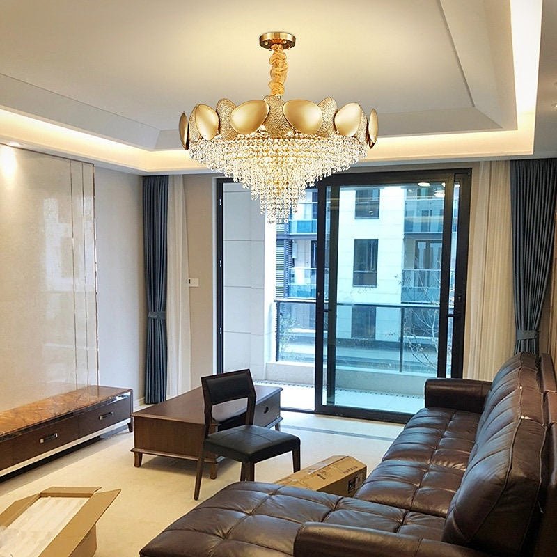 Crystal Pendant Lamp Chandelier: Illuminate with Elegance-MinimalisticDecor.com