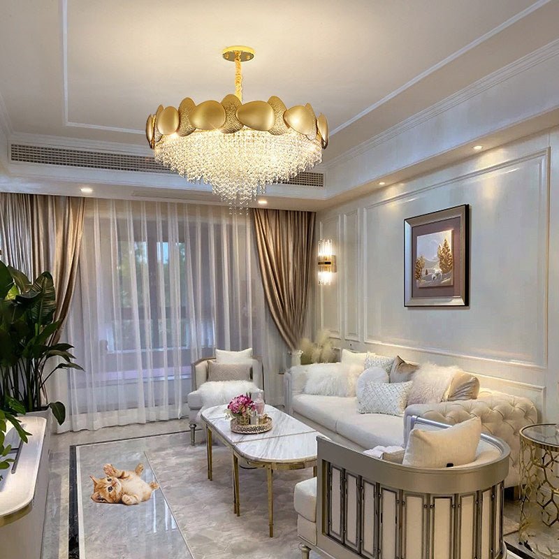 Crystal Pendant Lamp Chandelier: Illuminate with Elegance-MinimalisticDecor.com
