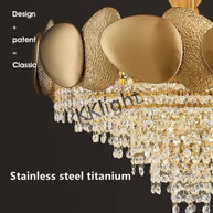 Crystal Pendant Lamp Chandelier: Illuminate with Elegance-MinimalisticDecor.com