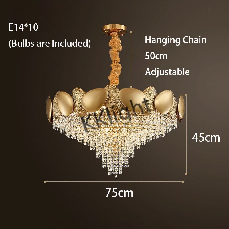 Crystal Pendant Lamp Chandelier: Illuminate with Elegance-MinimalisticDecor.com