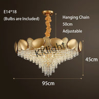 Crystal Pendant Lamp Chandelier: Illuminate with Elegance-MinimalisticDecor.com