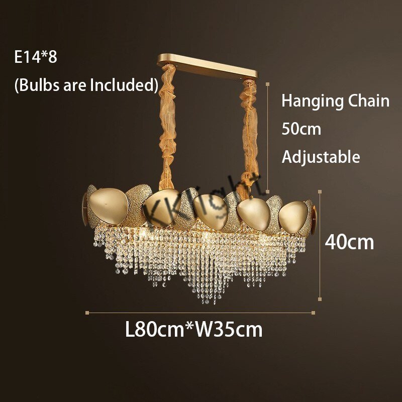 Crystal Pendant Lamp Chandelier: Illuminate with Elegance-MinimalisticDecor.com