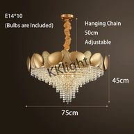 Crystal Pendant Lamp Chandelier: Illuminate with Elegance-MinimalisticDecor.com
