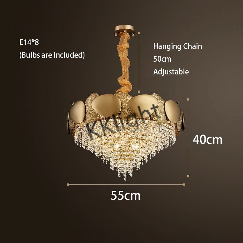 Crystal Pendant Lamp Chandelier: Illuminate with Elegance-MinimalisticDecor.com