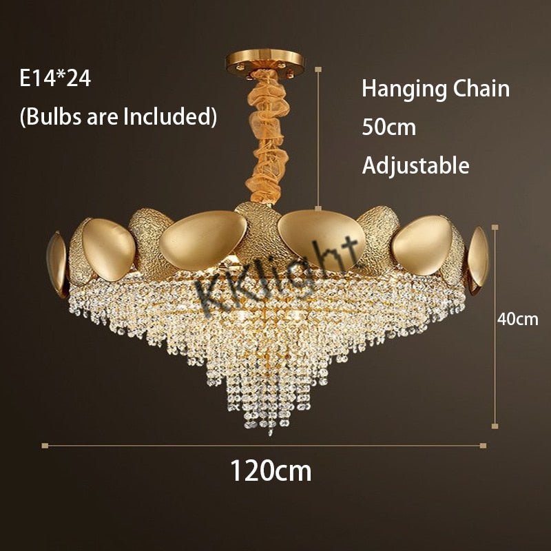 Crystal Pendant Lamp Chandelier: Illuminate with Elegance-MinimalisticDecor.com