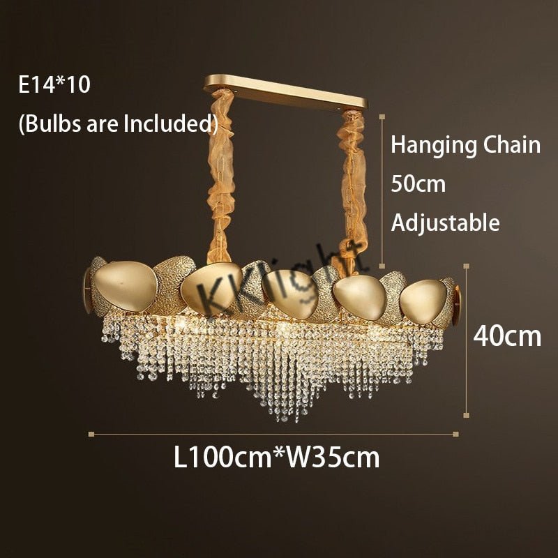 Crystal Pendant Lamp Chandelier: Illuminate with Elegance-MinimalisticDecor.com