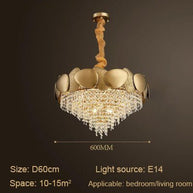 Crystal Pendant Lamp Chandelier: Illuminate with Elegance-MinimalisticDecor.com