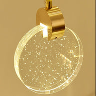 Crystal Rings Staircase Chandelier – Premium LED Pendant Light-MinimalisticDecor.com