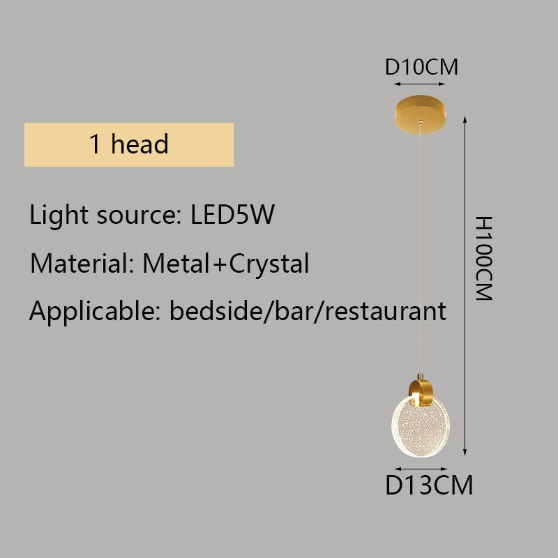 Crystal Rings Staircase Chandelier – Premium LED Pendant Light-MinimalisticDecor.com