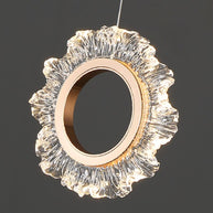 Crystal Rings Stairs Chandelier – Elegant Multi-Ring LED Pendant for Staircases-MinimalisticDecor.com