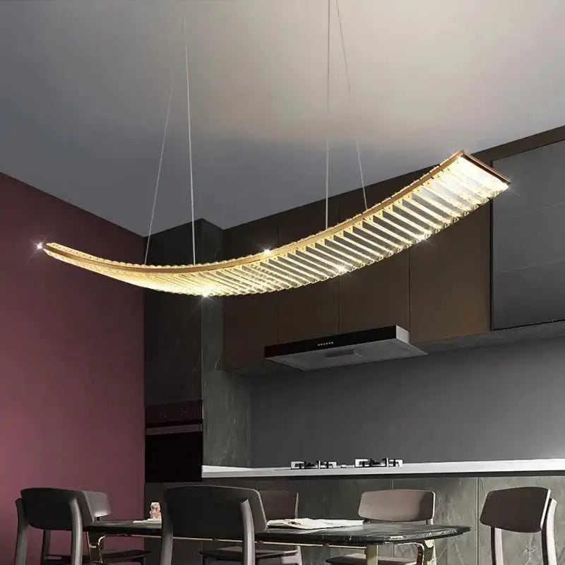 Crystal Slope Pendant Kitchen Island Light-MinimalisticDecor.com