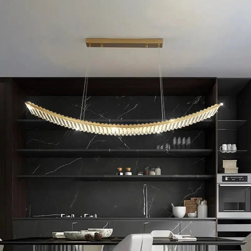 Crystal Slope Pendant Kitchen Island Light-MinimalisticDecor.com