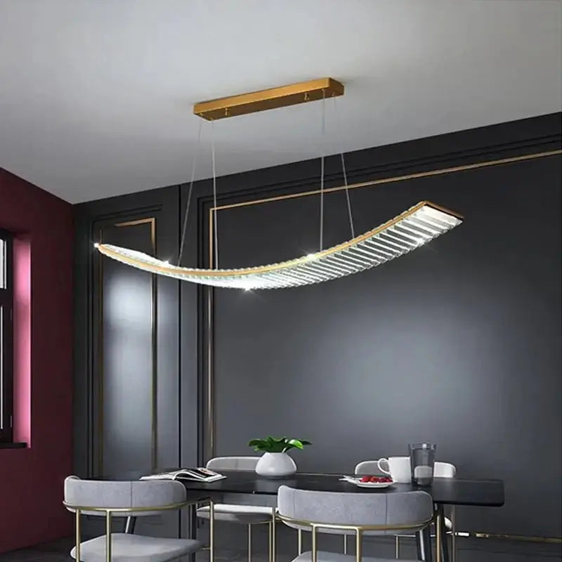 Crystal Slope Pendant Kitchen Island Light-MinimalisticDecor.com