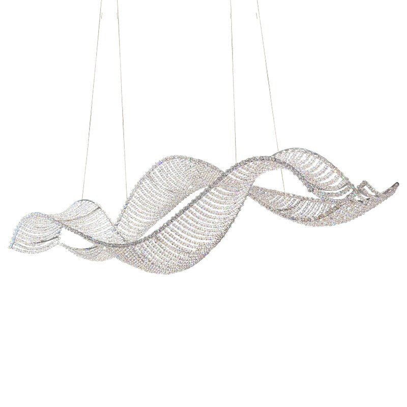 Crystal Swirl Chandelier Light-MinimalisticDecor.com