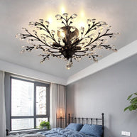 Crystal Tree Chandelier: Elegant Lighting Fixture-MinimalisticDecor.com