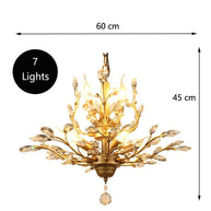 Crystal Tree Chandelier: Elegant Lighting Fixture-MinimalisticDecor.com