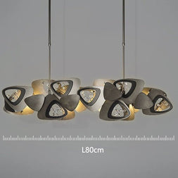 Crystal Triangle Kitchen Island Lighting Chandelier-MinimalisticDecor.com