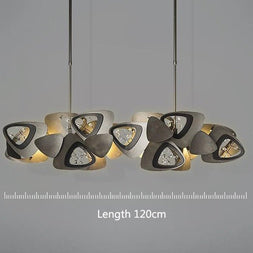 Crystal Triangle Kitchen Island Lighting Chandelier-MinimalisticDecor.com