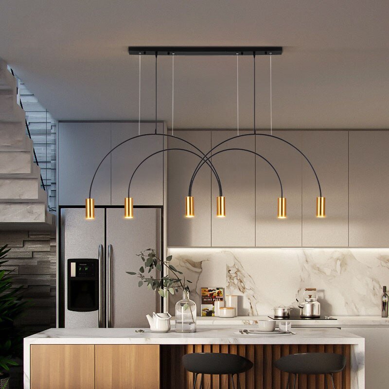 Curve Hanging Light - Illuminate in Style-MinimalisticDecor.com