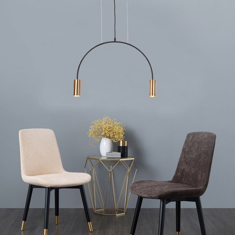 Curve Hanging Light - Illuminate in Style-MinimalisticDecor.com